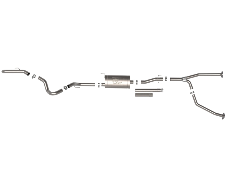 aFe 2022 Toyota Tundra V6-3.5L (tt) Apollo GT Series Hi-Tuck 2.5in to 3in 409 SS Cat-Back Exhaust thumbnail 7