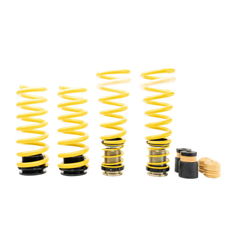 ST Suspensions Adjustable Lowering Springs 27327019 Springs, Height, Front and Rear, Yellow Powdercoated, Use with Factory Dampers, Dodge, Kit thumbnail 8