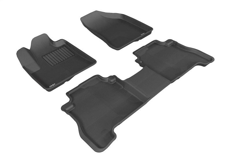 3D MAXpider 07-09 Hyundai Santa Fe Kagu Black Full Set (1 EYELET) thumbnail 2