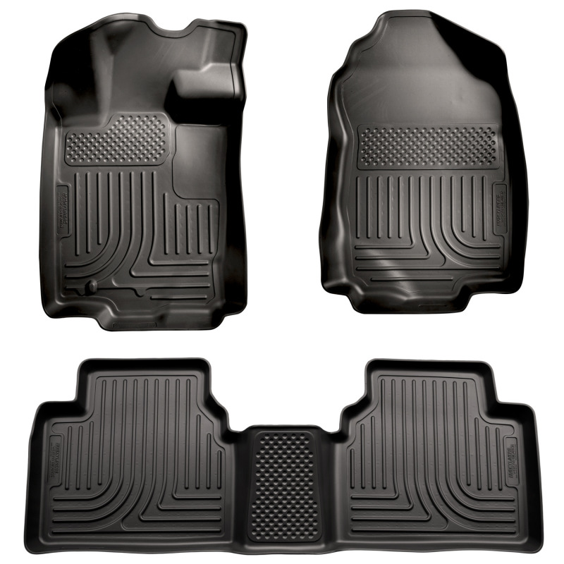 Husky Liners 10-12 Ford Fusion/Lincoln MKZ (FWD) WeatherBeater Combo Black Floor Liners thumbnail 3