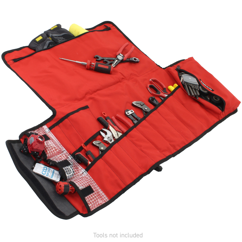 Go Rhino XVenture Gear Tool Roll Large (7x7in. Closed) 12oz Waxed Canvas - Black thumbnail 9