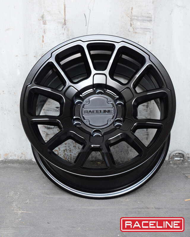 Raceline 950B Gauge 18x9in / 8x170 BP / 18mm Offset / 125.2mm Bore - Satin Black Wheel thumbnail 7
