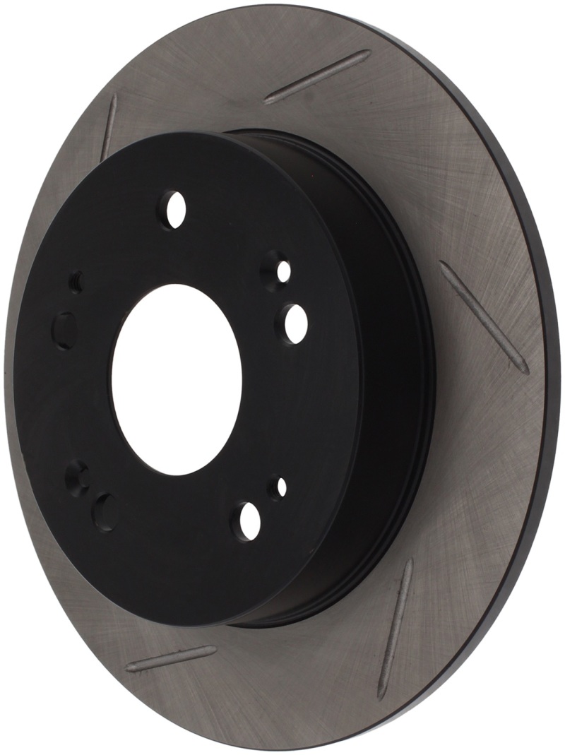 StopTech Power Slot Slotted 06-08 Honda Civic Si Rear Right Rotor thumbnail 4