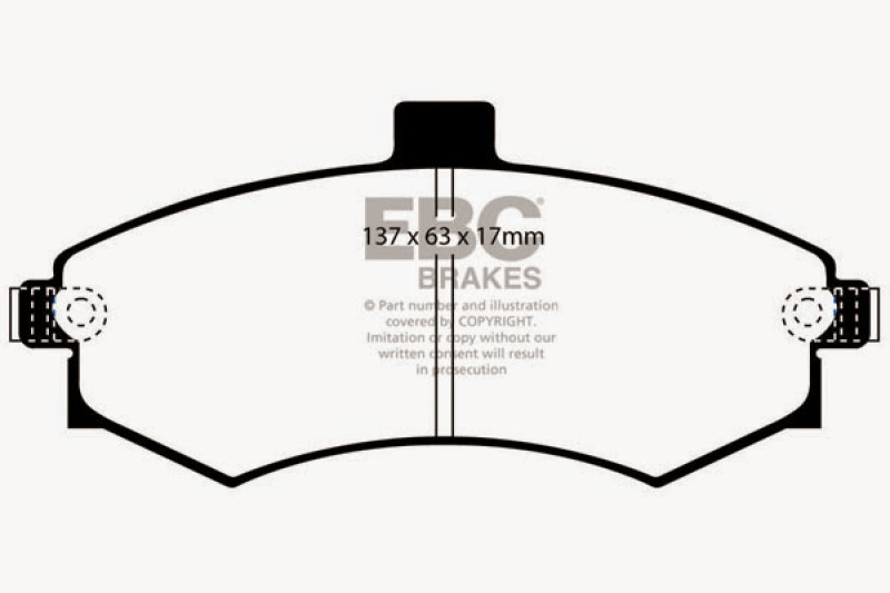 EBC S1 Brake Pad and Rotor Kit (1x ebcUD941, 1x ebcRK1018) thumbnail 9