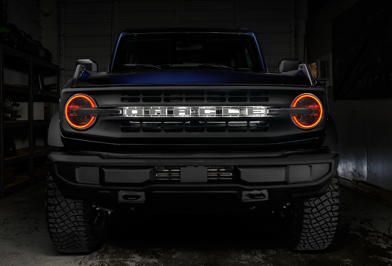 Oracle 2021 Ford Bronco DRL Upgrade w/ Halo Kit - ColorSHIFT w/ No Controller thumbnail 3
