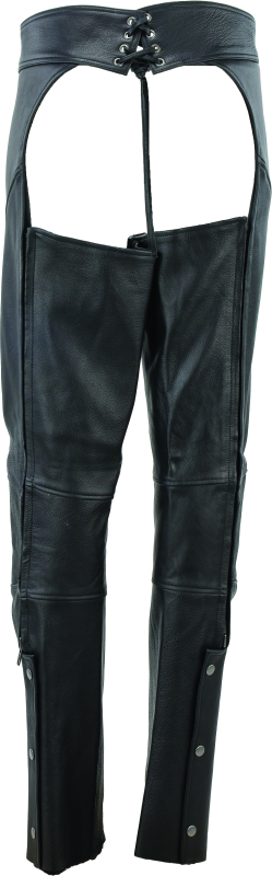 Kuryakyn Leather By River Road Sierra Leather Chaps Black Womens - Small thumbnail 4