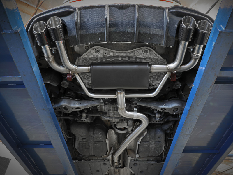 aFe MACH Force XP 3in-2.5in 304SS Exhaust Cat-Back 15-20 Audi S3 L4-2.0L (t) - Black Tips thumbnail 7