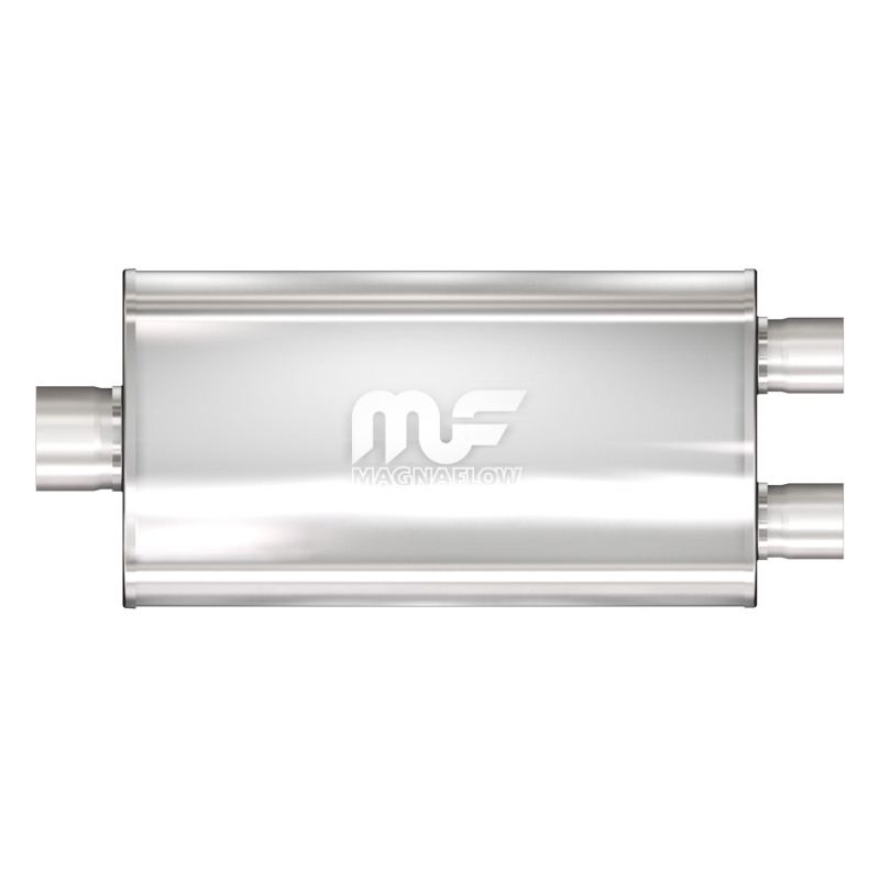 MagnaFlow Muffler Mag SS 22X5X11 3X3X4 D/C thumbnail 3