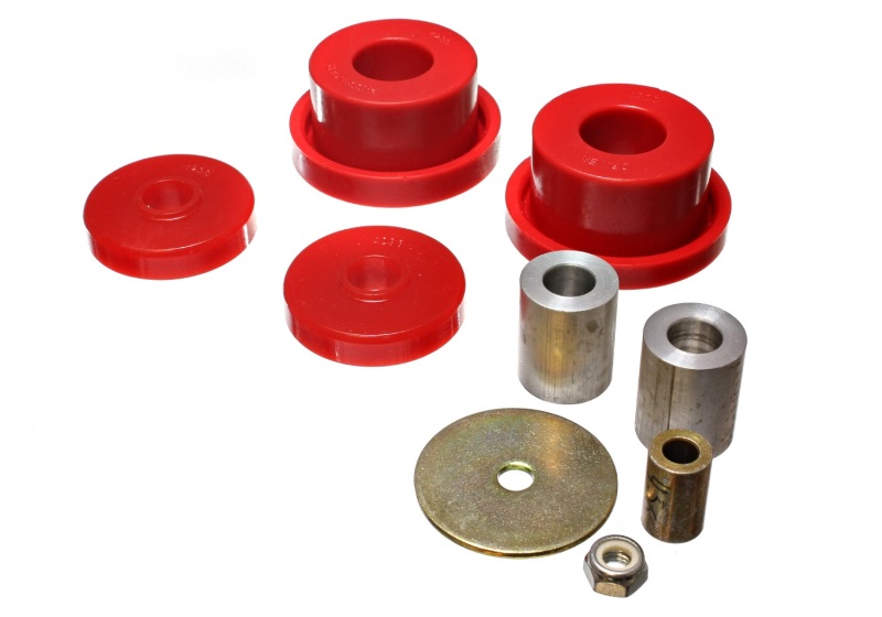 Energy Suspension 08-10 Chrysler Challenger/07-10 Charger RWD Red Rear Diff Mount Bushing Set thumbnail 3