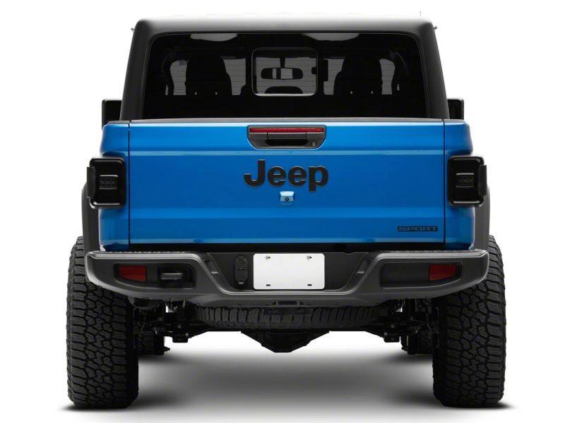 Raxiom 20-23 Jeep Gladiator JT w/ Factory Halogen LED Tail Lights- Black Housing (Smoked Lens) thumbnail 4