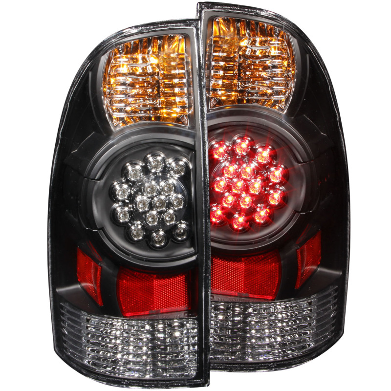 ANZO 2005-2015 Toyota Tacoma LED Taillights Black thumbnail 3