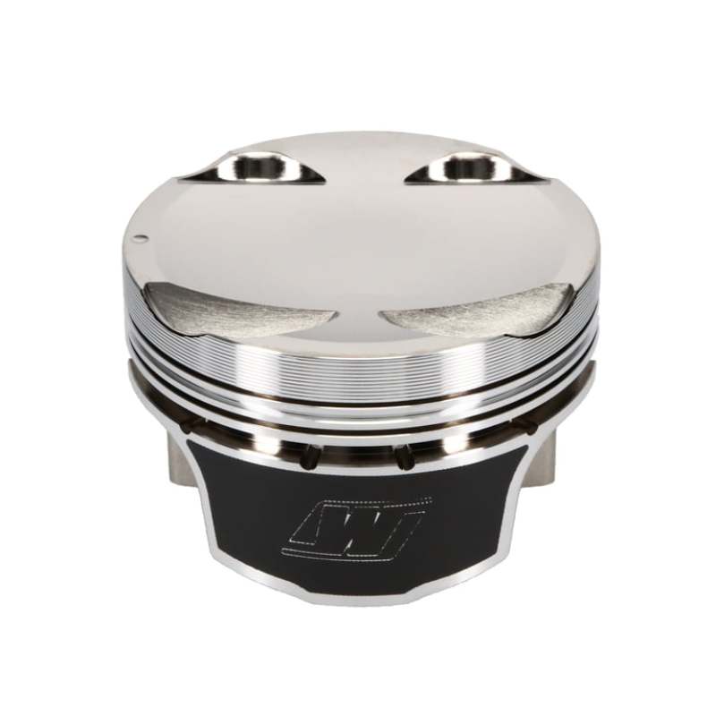 Wiseco Mitsubishi 4G63 7-Bolt 12cc Dish 8.5:1 Compression Piston Set thumbnail 5