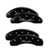 MGP 4 Caliper Covers Engraved Front & Rear Prowler Black finish silver ch thumbnail 8