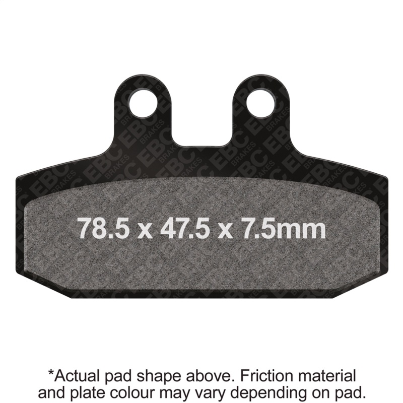 BRAKE PADS SFA256HH DOUBLE-H SINTERED - Image 3