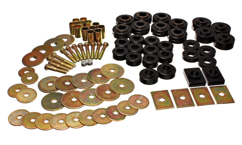Energy Suspension 64-67 Buick Century/Regal/Grand National/Skylark/Special Black Body Mount Set thumbnail 4