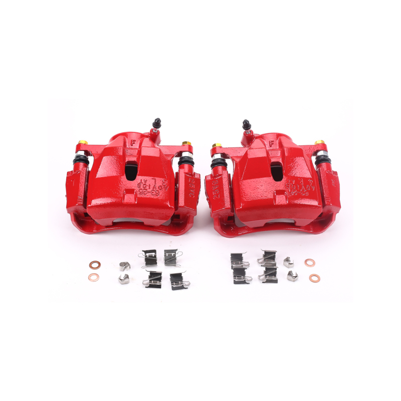Power Stop 10-12 Lexus HS250h Front Red Calipers w/Brackets - Pair thumbnail 2