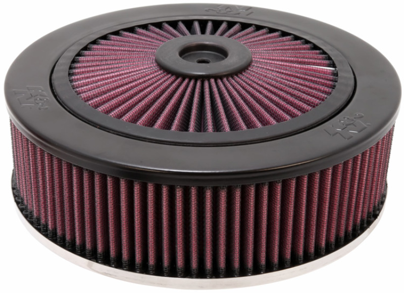 K&N X-Stream Top Filter - Red - Size 9in - 5.125in Neck Flange / 2.75in Height thumbnail 2