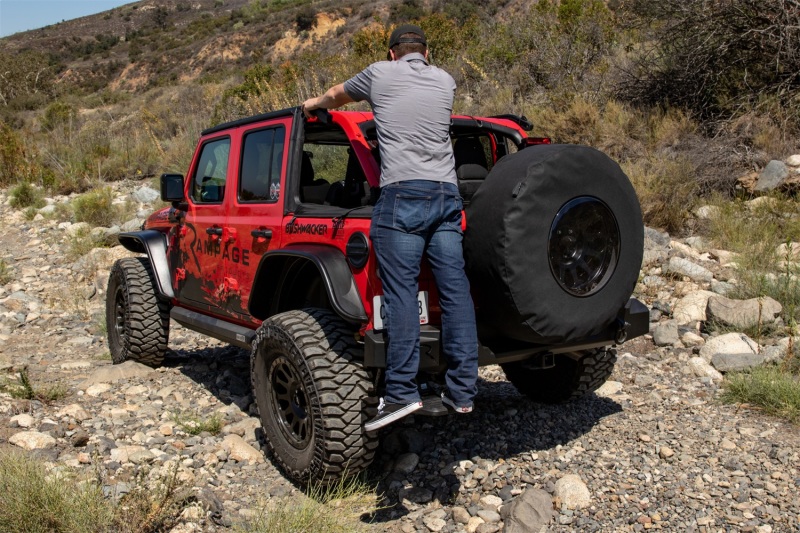 AMP Research 2018 Jeep Wrangler (JL) BedStep - Black thumbnail 4