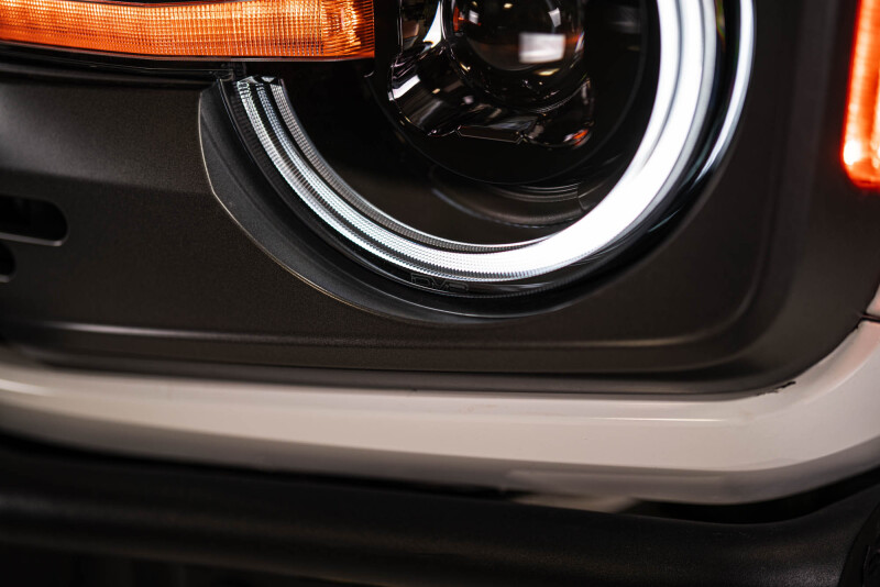DV8 Offroad 2021-2025 Ford Bronco Black Headlights thumbnail 4