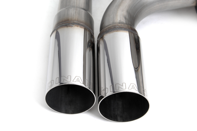 Dinan 17-20 BMW 330i/430i (F30/F31/F32/F33/F36) Free Flow Axleback Exhaust System - Polished Tips