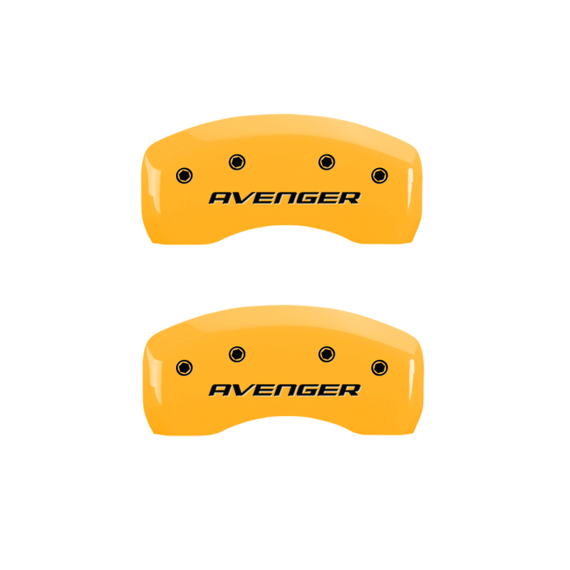 MGP 4 Caliper Covers Engraved Front & Rear With stripes/Dodge Black finish silver ch thumbnail 9