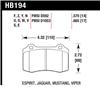 HAWK DTC-60 Brake Pad Sets
