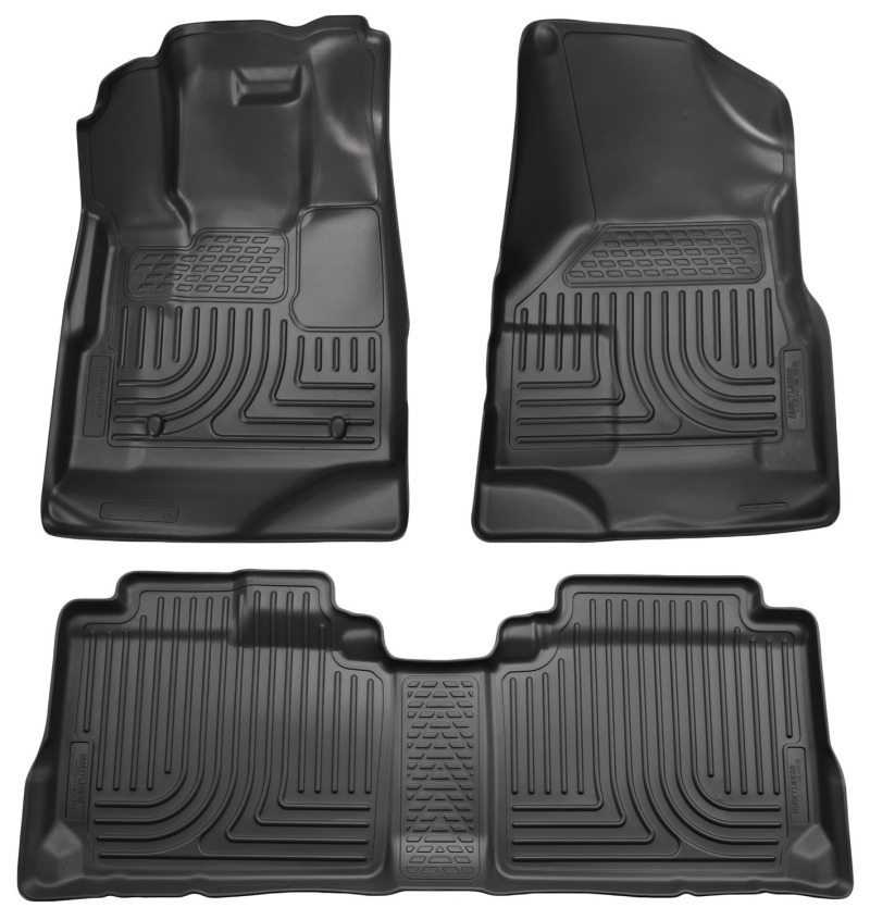 Husky Liners 09-12 Ford Escape/Mazda Tribute (Base/Hybrid) WeatherBeater Combo Black Floor Liners thumbnail 2