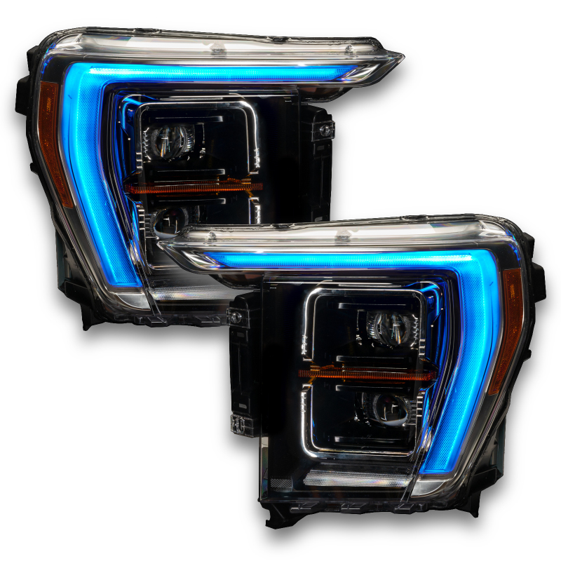 Oracle 21-22 Ford F-150 ColorSHIFT RGB+W Headlight DRL Upgrade Kit w/ No Controller thumbnail 3