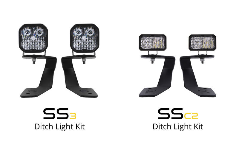 Diode Dynamics 18-21 Subaru Crosstrek Stage Series 2in LED Ditch Light Kit - Pro White Combo thumbnail 9