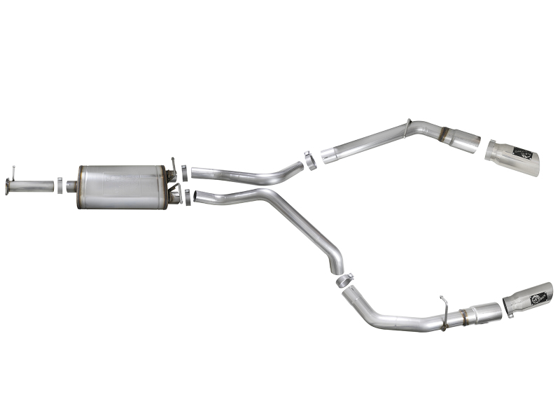 aFe MACH Force-Xp 3in 409 SS Cat-Back Exhaust 2019 RAM 1500 V8-5.7L w/ Polished Tip thumbnail 9