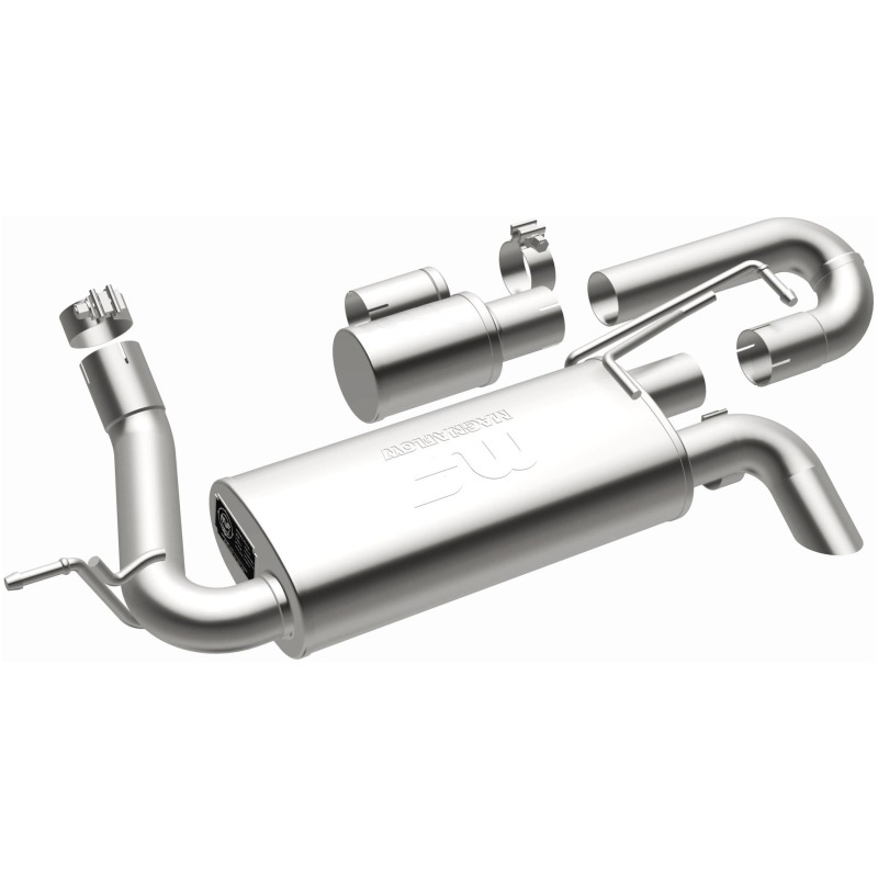 MagnaFlow 07-18 Jeep Wrangler JK Overland Series Axle-Back Exhaust System thumbnail 5