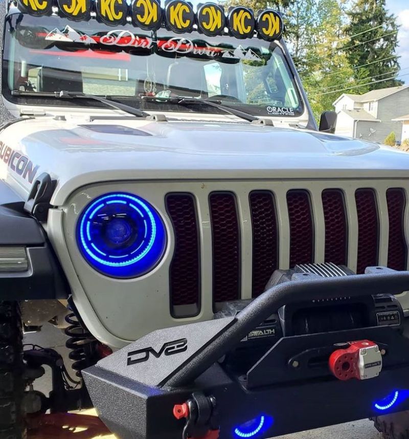 Oracle Oculus Bi-LED Projector Headlights for Jeep JL/Gladiator JT - w/ Simple Controller thumbnail 6