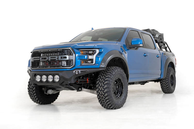 Addictive Desert Designs 17-20 Ford F-150 Raptor Bomber Front Bumper w/ 4 Rigid 360 6in Round Mounts thumbnail 8