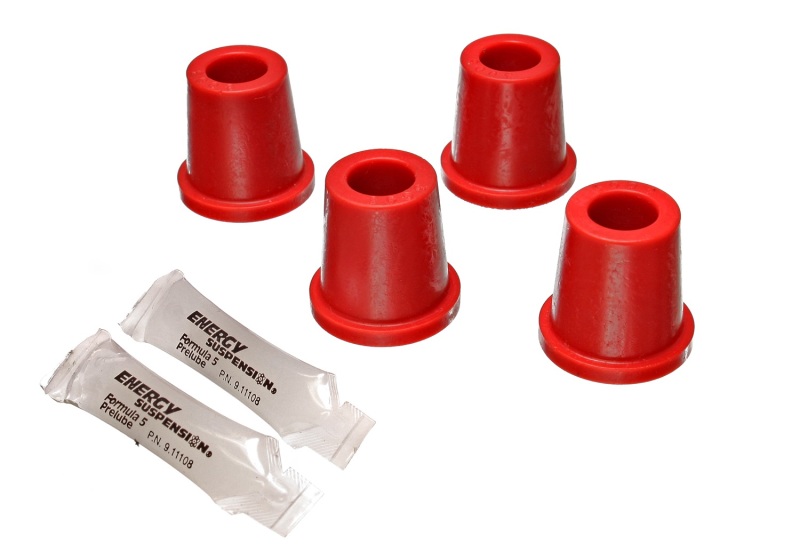Energy Suspension 87-96 Mitsubishi 2WD PU / 79-93 Dodge D-50 PU Red Front Control Arm Bushing Set thumbnail 3