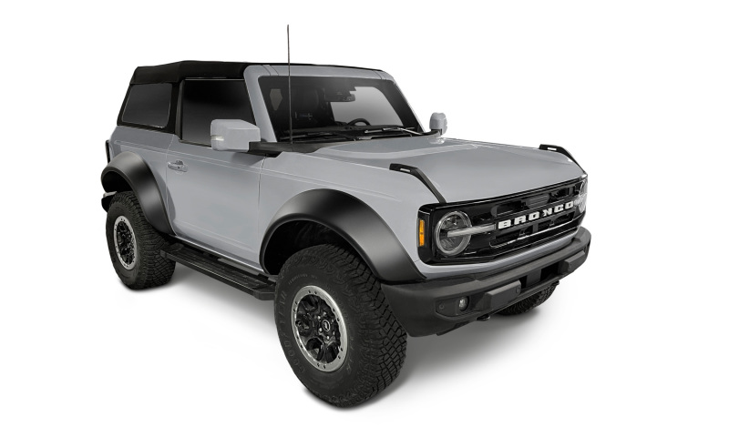 Bushwacker 21-22 Ford Bronco (2 Door) Extend-A-Fender Style Fender Flares - 4pc Smooth thumbnail 6