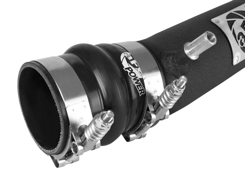 BladeRunner 3 IN Aluminum Hot and Cold Charge Pipe Kit Black