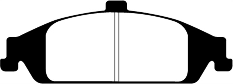 EBC 98-01 Chevrolet Malibu 2.4 Greenstuff Front Brake Pads thumbnail 5