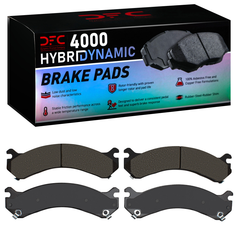 DFC 01-10 GMC Sierra 3500 4WD Rear 4000 Hybridynamic Brake Pads