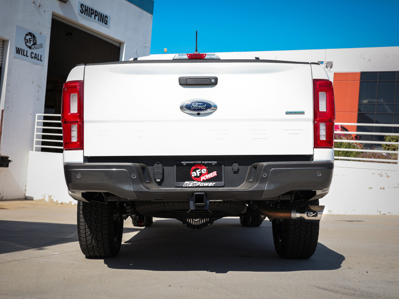 aFe Apollo GT Series 3in 409 SS Axle-Back Exhaust 2019 Ford Ranger 2.3L w/ Polished Tips thumbnail 8