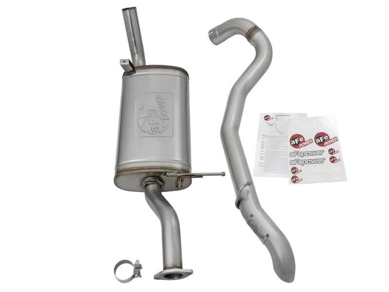 aFe MACH Force XP 3in SS Cat-Back Hi Tuck Exhaust 97-16 Nissan Patrol (Y61) I6-4.8L thumbnail 5