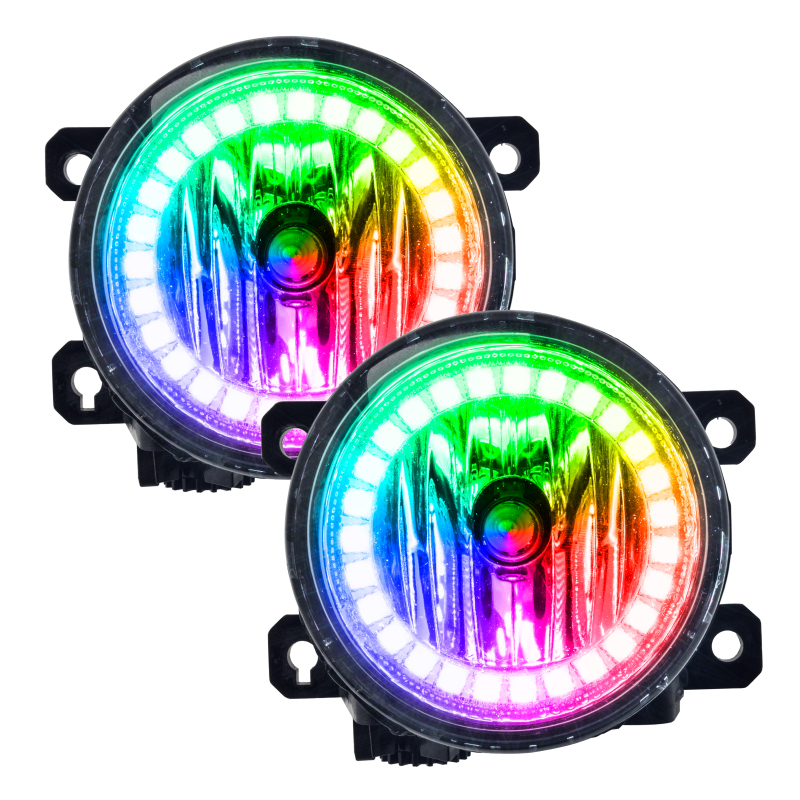Oracle Honda CRZ 10-16 LED Fog Light Halo Kit - ColorSHIFT thumbnail 2