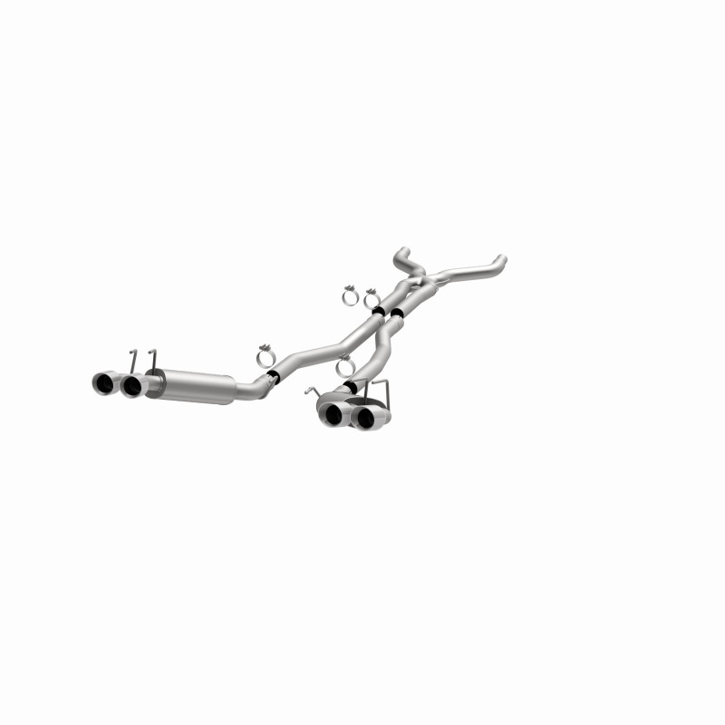 MagnaFlow 13 Chevy Camaro V8 6.2L S/C Quad Split Rear Exit Cat Back Perf Exhaust thumbnail 6