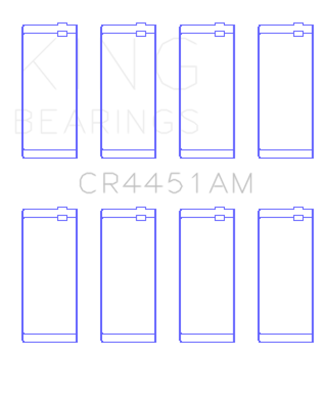 King Engine Bearings Volvo 244/245 Connecting Rod Bearing Set thumbnail 3