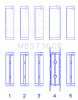 King Engine Bearings Ford Powerstroke 6.0L/6.4L Diesel (Size +0.026mm) Crankshaft Main Bearing Set thumbnail 8