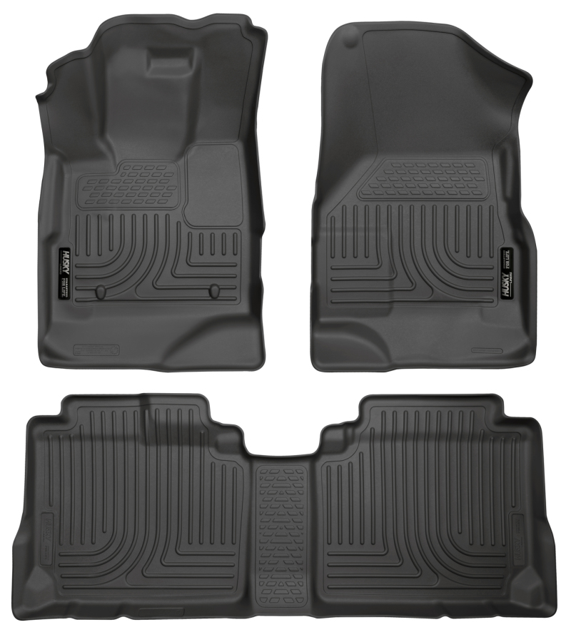 Husky Liners 10-12 Chevy Equinox/GMC Terrain WeatherBeater Combo Black Floor Liners thumbnail 2