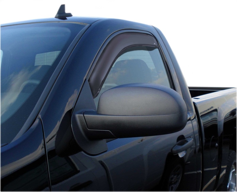 AVS 07-13 Chevy Silverado 1500 Standard Cab Ventvisor In-Channel Window Deflectors 2pc - Smoke thumbnail 2