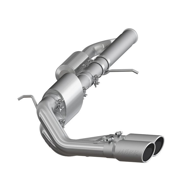 MBRP 09+ Chevrolet Silverado 1500 3in Cat Back Pre-Axle Dual Outlet w/ 4in Tip - AL thumbnail 2
