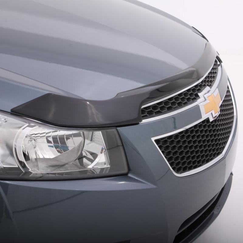 AVS 10-11 Toyota Prius (Excl. V Model) Aeroskin Low Profile Acrylic Hood Shield - Smoke thumbnail 7