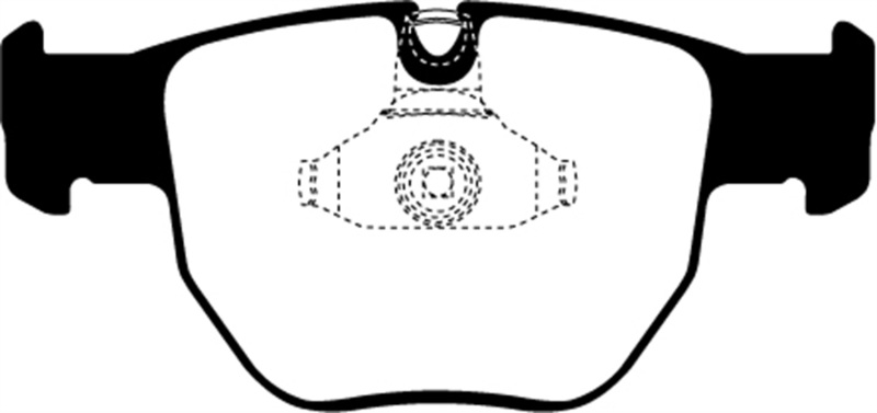 EBC 03-05 Land Rover Range Rover 4.4 Yellowstuff Front Brake Pads thumbnail 7
