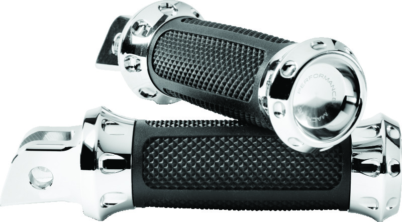 Performance Machine Footpegs Overdrive Rider - Chrome thumbnail 2